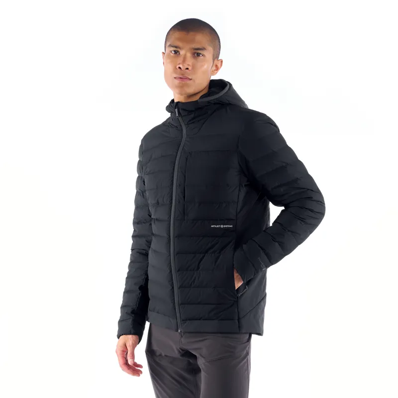 Artilect Mens Divide Fusion Stretch Hoodie Black-5